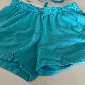 Champion Teal Athletic Drawstring Shorts